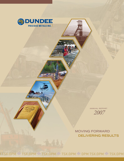 Thumbnail Dundee Precious Metals Annual Report 2007