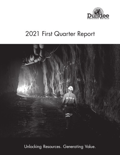 Vorschaubild Dundee Precious Metals Quartalsbericht 2021-q1