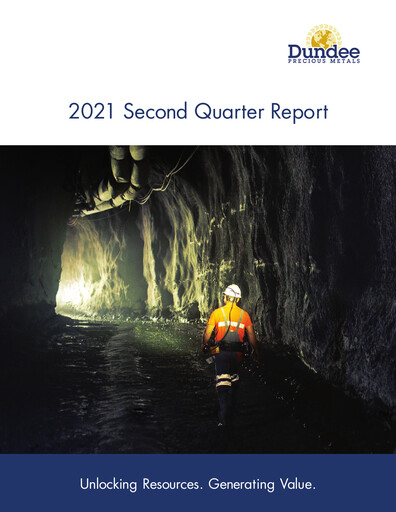 Vorschaubild Dundee Precious Metals Quartalsbericht 2021-q2