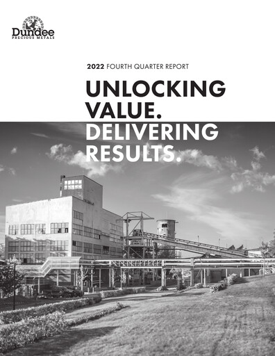 Vorschaubild Dundee Precious Metals Quartalsbericht 2022-q4