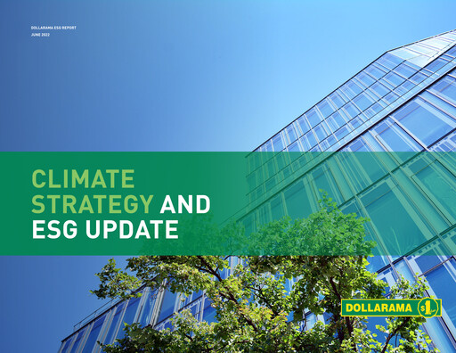 Thumbnail Dollarama ESG Report 2022