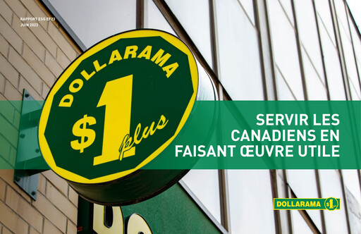 Thumbnail Dollarama ESG Report 2023