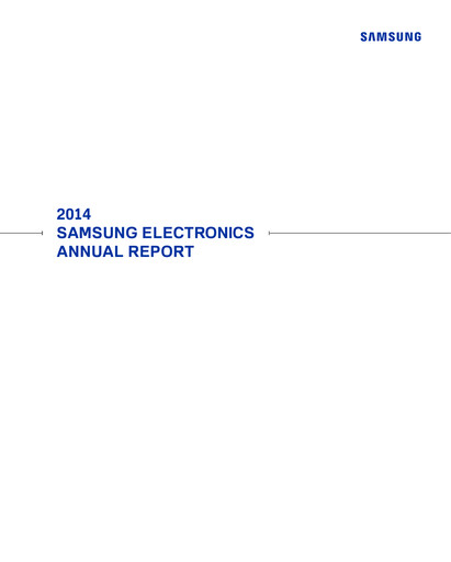 Thumbnail Samsung Annual Report 2014