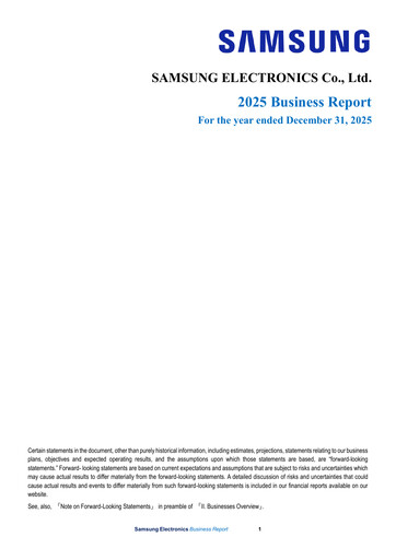 Thumbnail Samsung Annual Report 2025
