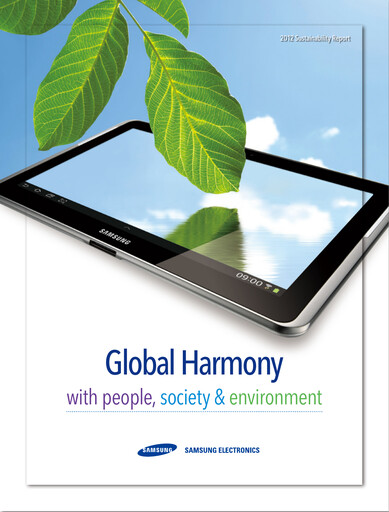 Thumbnail Samsung Sustainability Report 2012