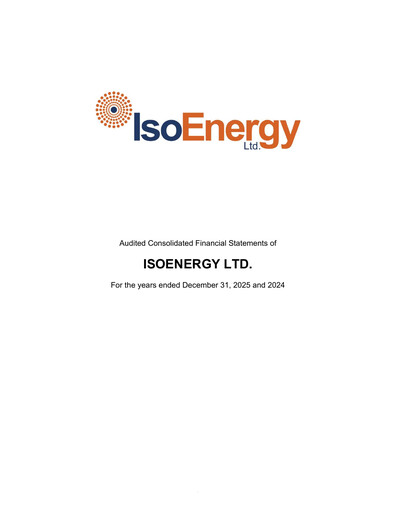 Thumbnail IsoEnergy Financial Statement 2025