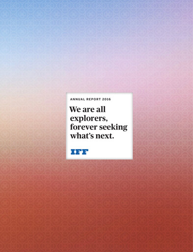 Thumbnail International Flavors & Fragrances
 Annual Report 2016