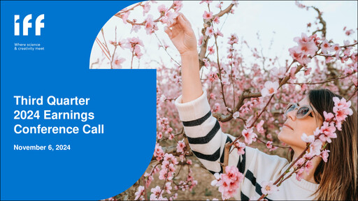 Thumbnail International Flavors & Fragrances
 Quarterly Report 2024-q3