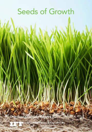 Thumbnail International Flavors & Fragrances
 Sustainability Report 2011