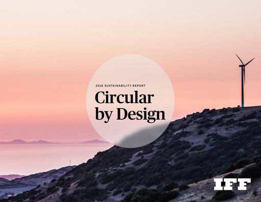 Thumbnail International Flavors & Fragrances
 Sustainability Report 2016