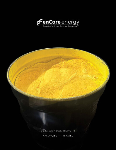 Thumbnail enCore Energy Annual Report 2023