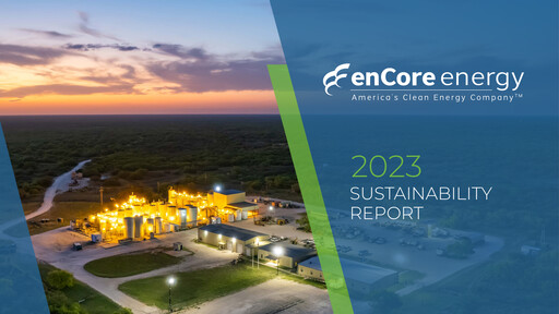 Thumbnail enCore Energy Sustainability Report 2023