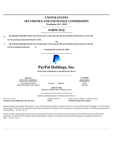 Thumbnail PayPal Quarterly Report 2026-q1