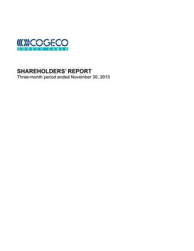 Thumbnail Cogeco Quarterly Report 2014-q1
