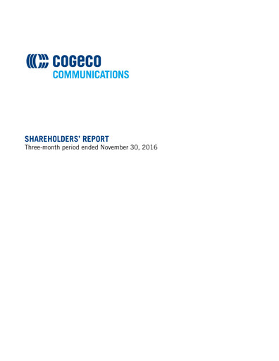 Thumbnail Cogeco Quarterly Report 2017-q1