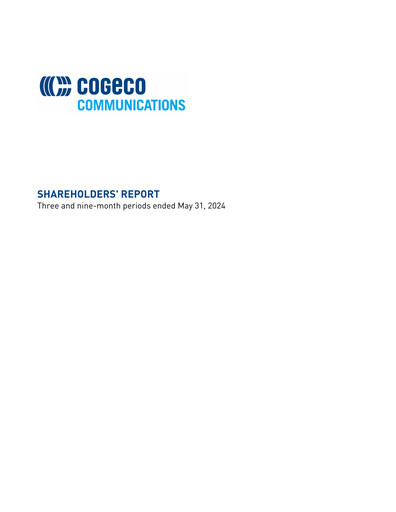 Thumbnail Cogeco Quarterly Report 2024-q3