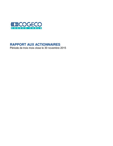 Thumbnail Cogeco Quarterly Report 2016-q1
