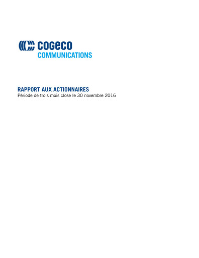Thumbnail Cogeco Quarterly Report 2017-q1