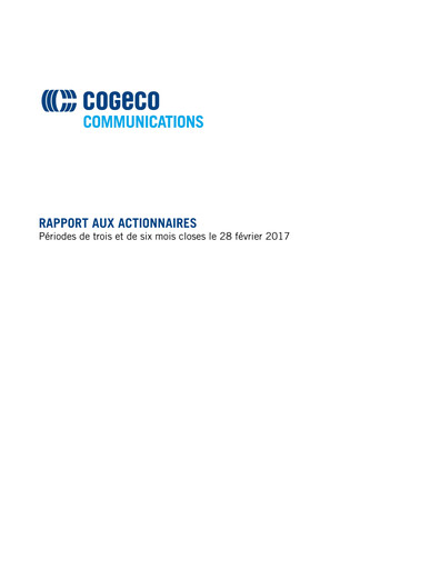 Thumbnail Cogeco Quarterly Report 2017-q2