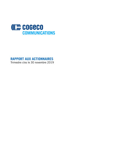 Thumbnail Cogeco Quarterly Report 2020-q1
