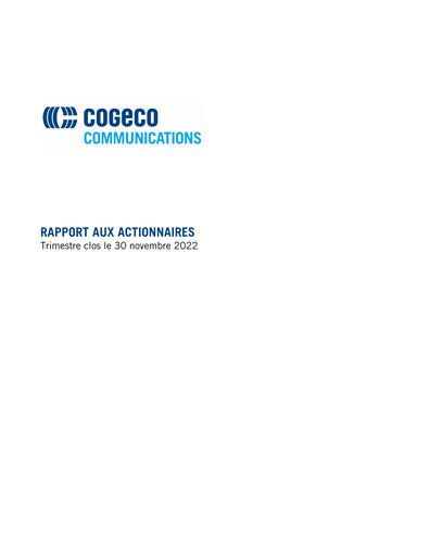 Thumbnail Cogeco Quarterly Report 2023-q1