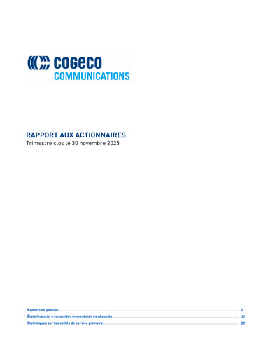 Thumbnail Cogeco Quarterly Report 2026-q1
