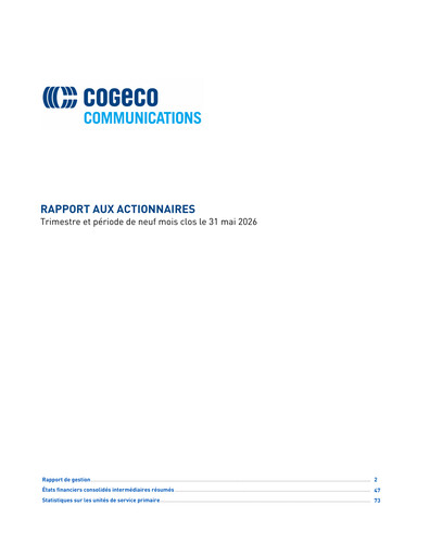 Thumbnail Cogeco Quarterly Report 2026-q3