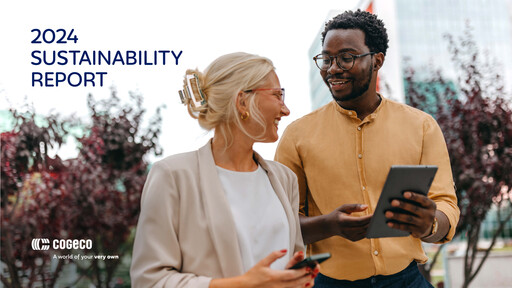 Thumbnail Cogeco Sustainability Report 2024