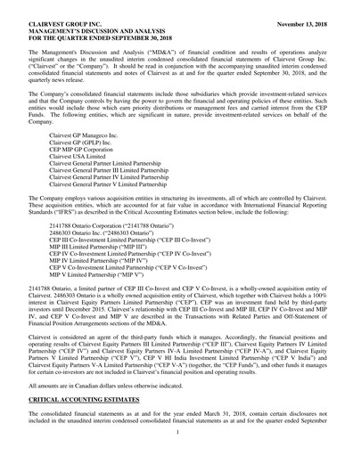 Thumbnail Clairvest Group Quarterly Report 2019-q2