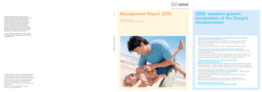 Thumbnail Nestlé Annual Report 2005