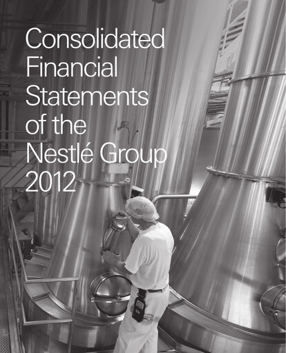 Thumbnail Nestlé Financial Statement 2012