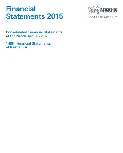 Thumbnail Nestlé Financial Statement 2015