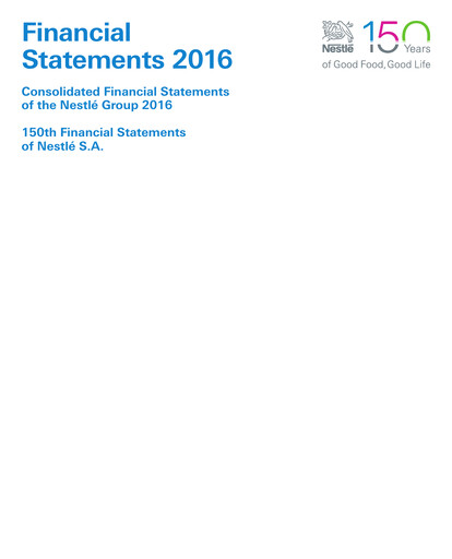Thumbnail Nestlé Financial Statement 2016