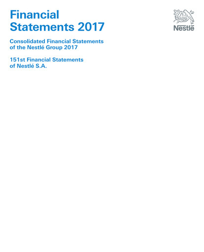 Thumbnail Nestlé Financial Statement 2017