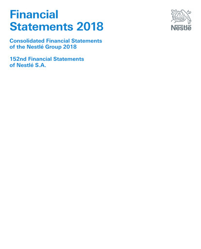 Thumbnail Nestlé Financial Statement 2018