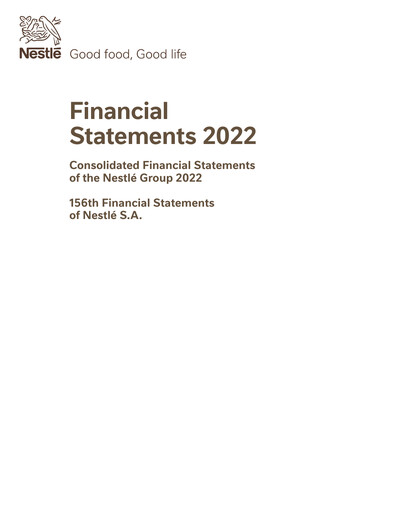 Thumbnail Nestlé Financial Statement 2022