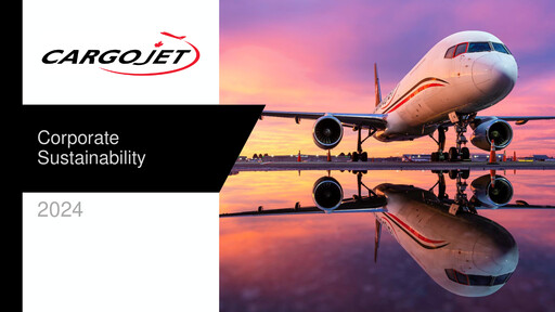 Thumbnail Cargojet Sustainability Report 2024