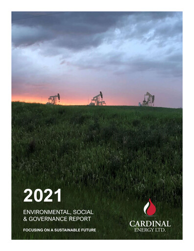 Thumbnail Cardinal Energy ESG Report 2021