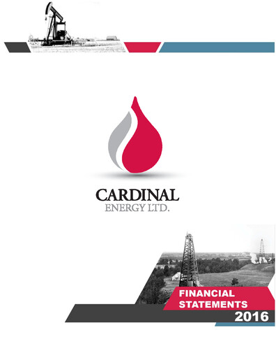 Miniature Cardinal Energy Bilan financier 2016