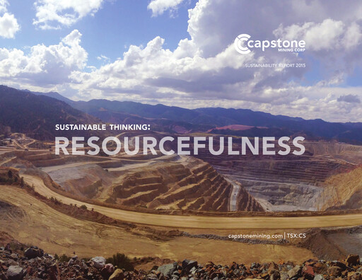 Thumbnail Capstone Copper Sustainability Report 2015