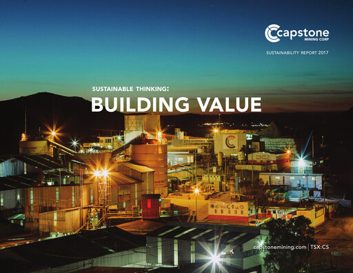Thumbnail Capstone Copper Sustainability Report 2017