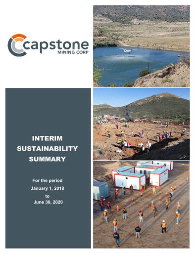 Thumbnail Capstone Copper Sustainability Report 2018