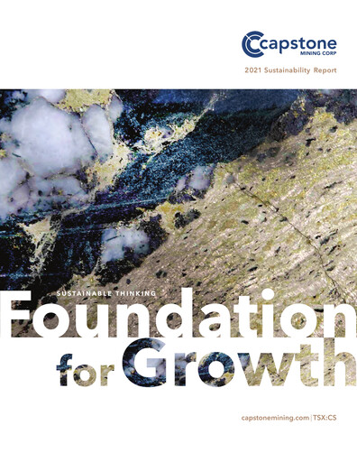 Thumbnail Capstone Copper Sustainability Report 2021