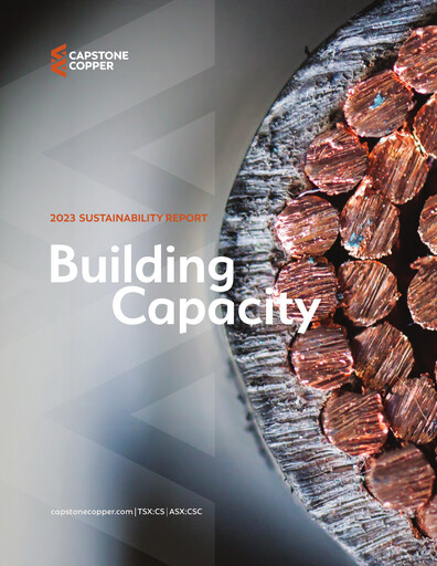 Thumbnail Capstone Copper Sustainability Report 2023
