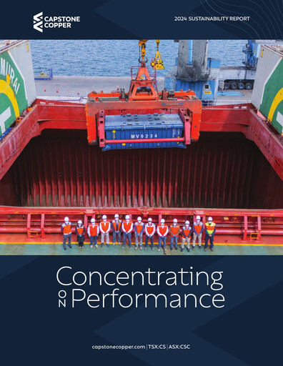 Thumbnail Capstone Copper Sustainability Report 2024