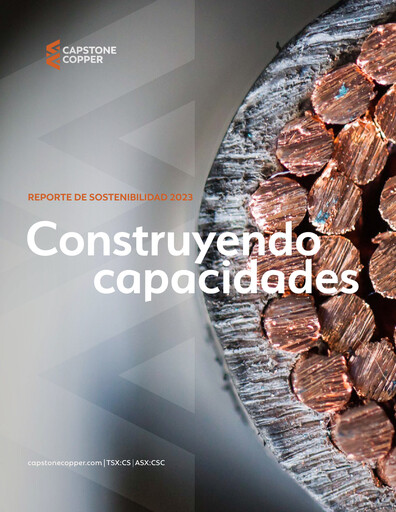 Miniature Capstone Copper Rapport de durabilité 2023
