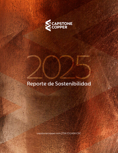 Miniature Capstone Copper Rapport de durabilité 2025