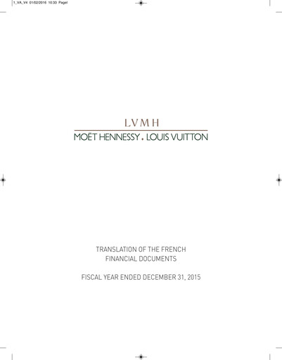 Thumbnail LVMH Financial Report 2015
