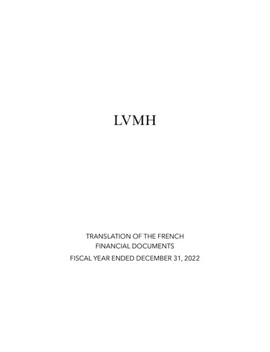 Thumbnail LVMH Financial Report 2022