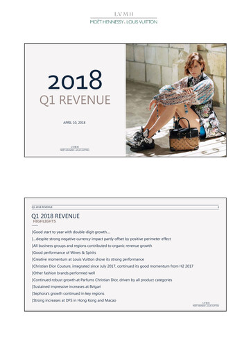Thumbnail LVMH Quarterly Report 2018-q1
